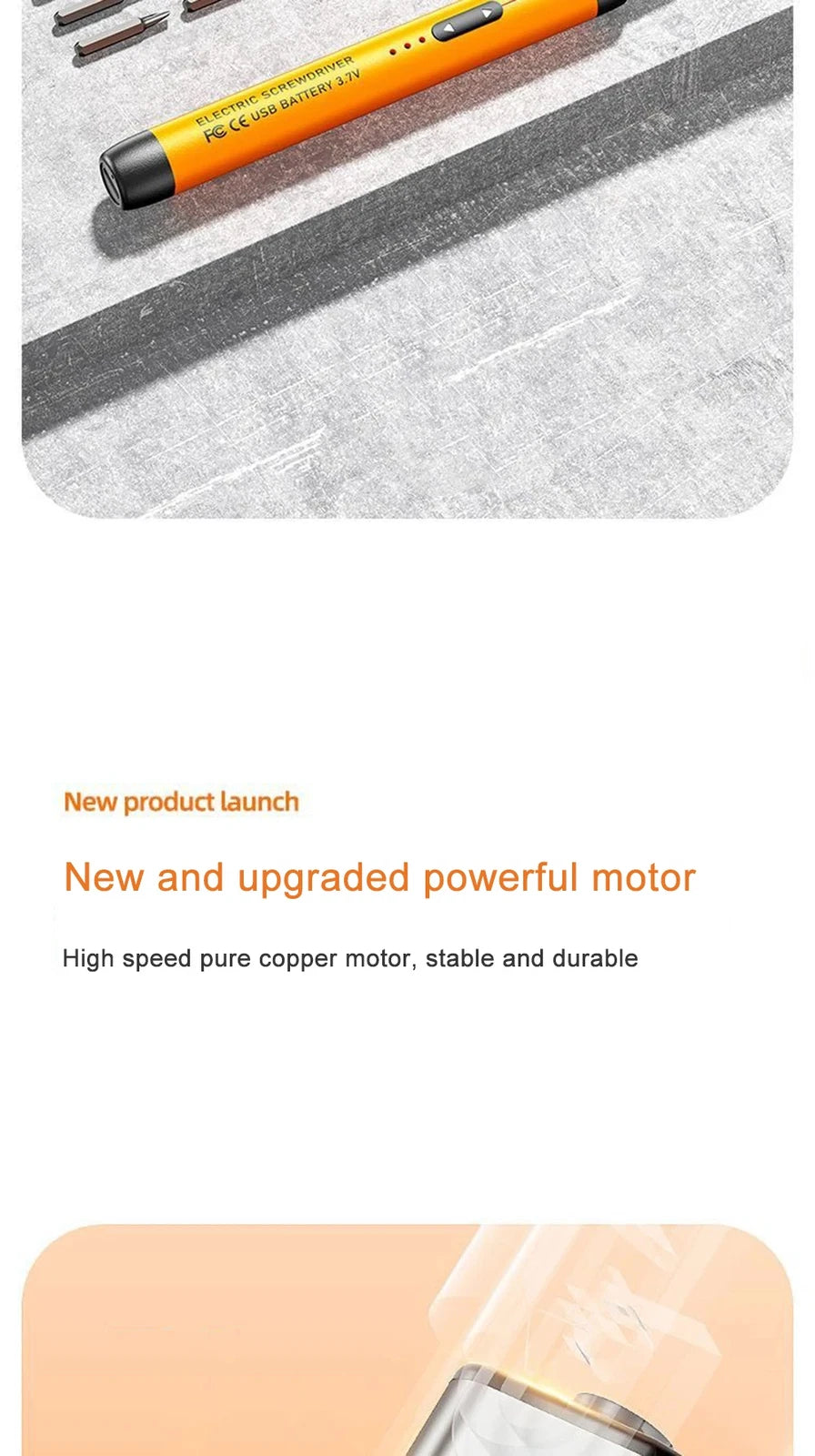 Electric Screwdriver Set Precision Power Tool Kit Rechargeable Wireless Bits