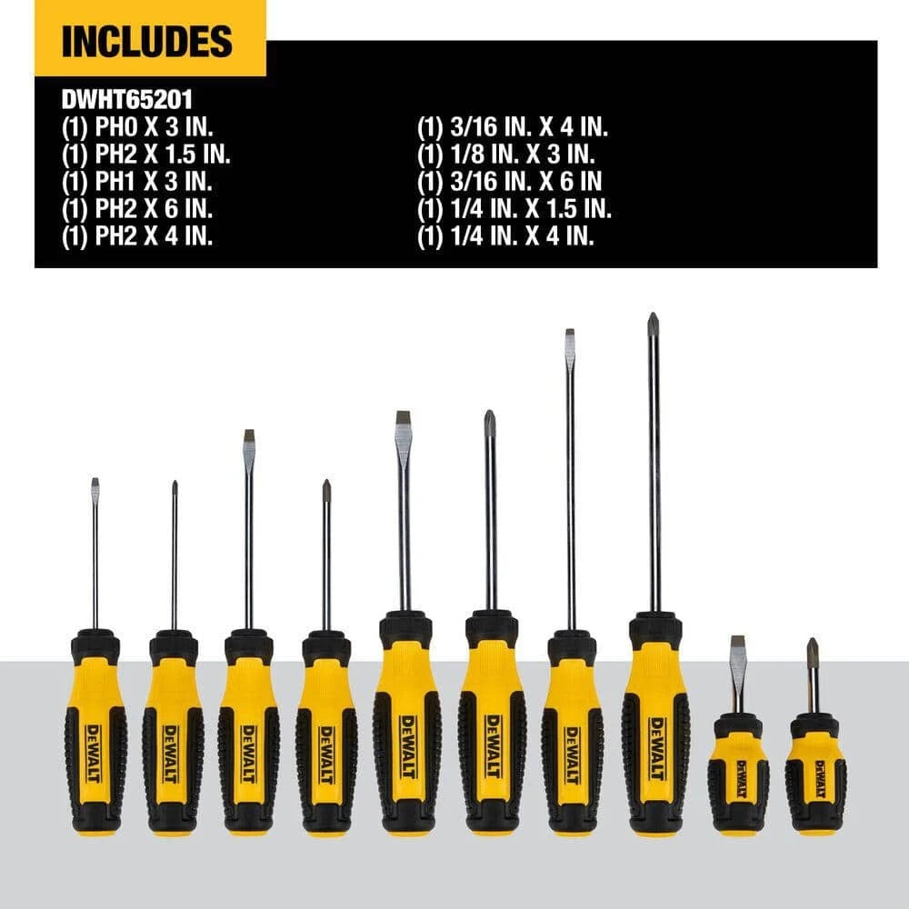 Phillips Screwdriver Set (10-Piece)