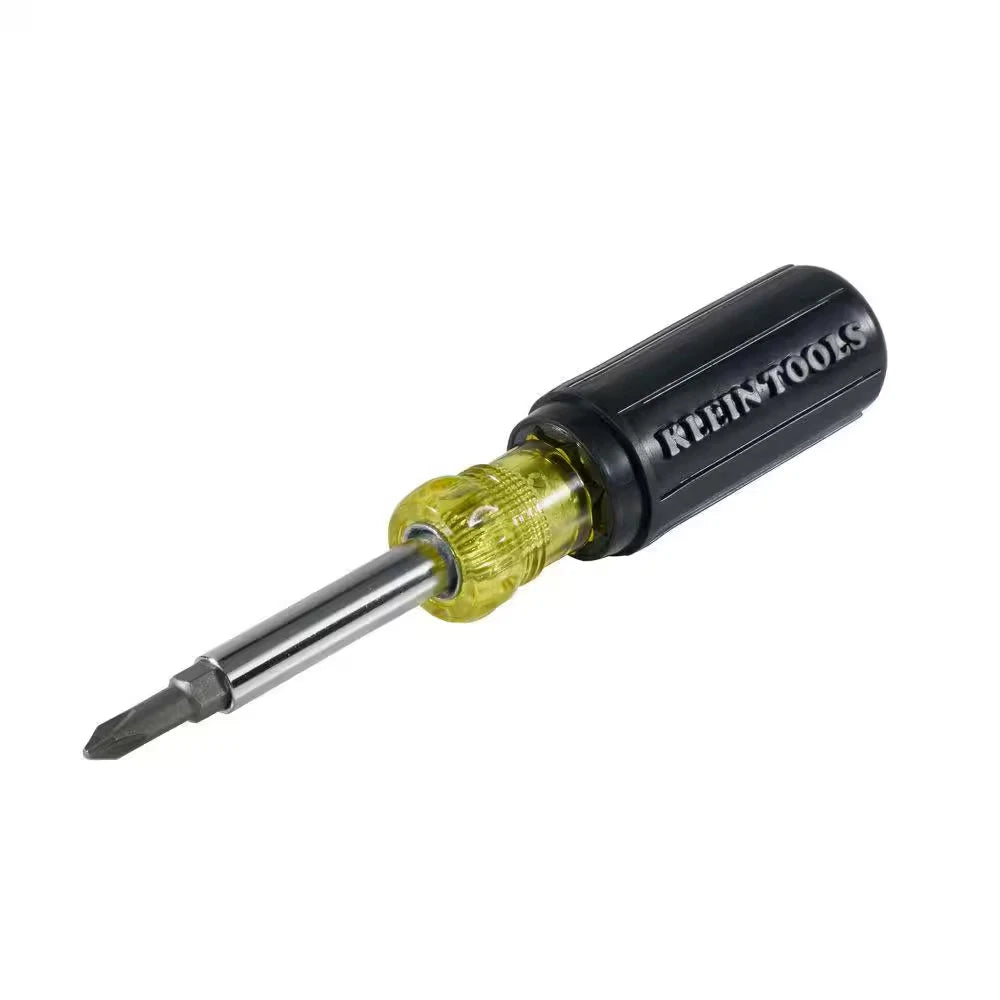 Klein Tools 32476 Multi-Bit Screwdriver / Nut Driver 5-in-1 Phillips Slotted NEW