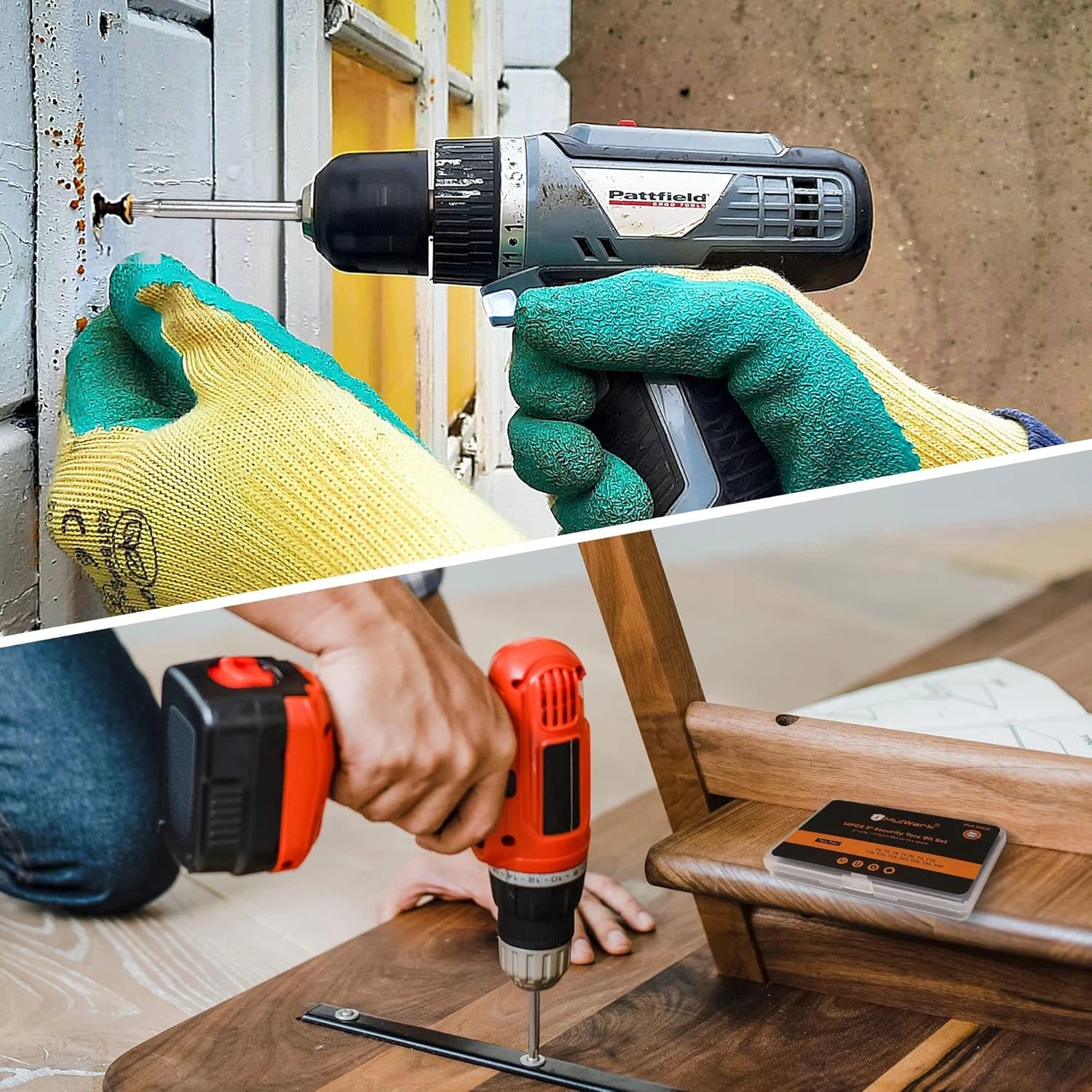 Juego De Puntas De Destornillador Torx De Estrella De Seguridad De 5 Puntos 14pc