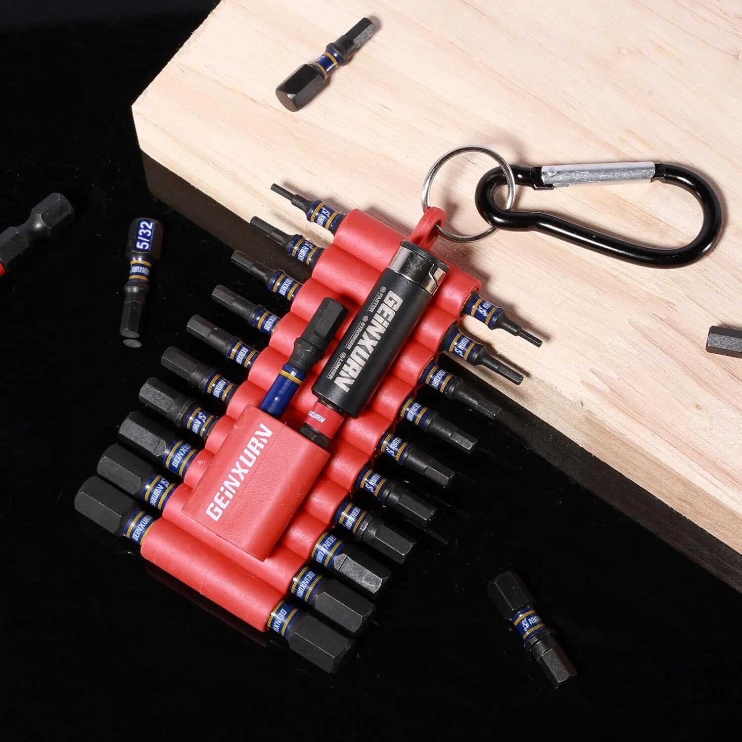 Impact Hex Screwdriver Bits Set, 22 Pcs Magnetic Metric S2 Steel Multi Insert