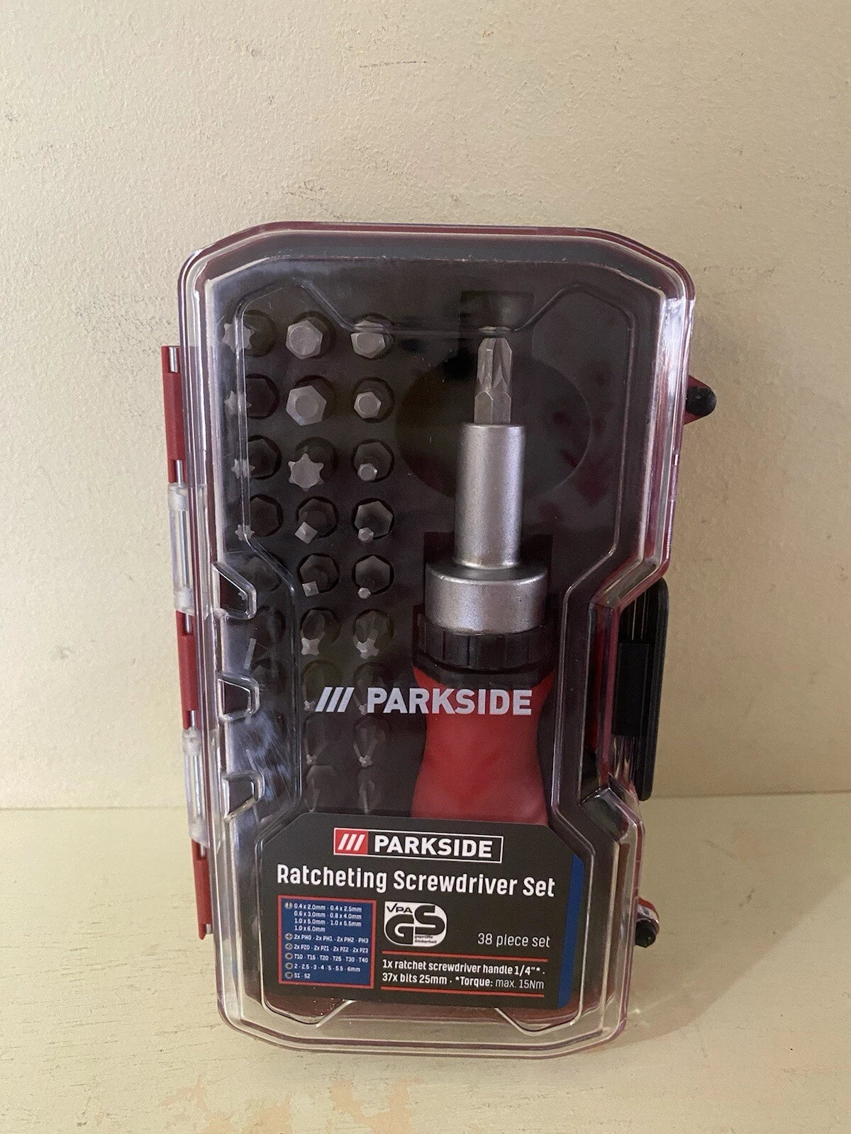 Parkside Precision Mechanic's or Socket Spanner Set, Ratcheting Screwdriver Set