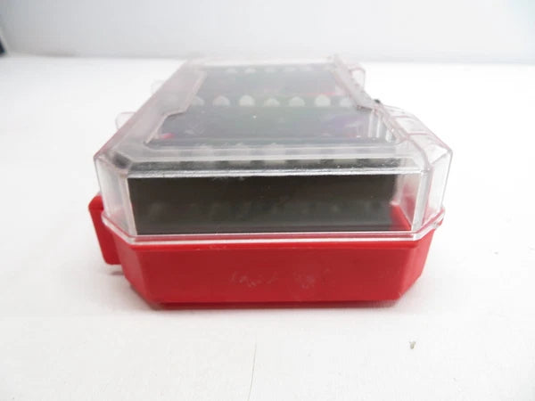 HYPER TOUGH 37 PIECE SCREWDRIVER BIT SET W/ CASE - MISSING 3 PIECES - USED **