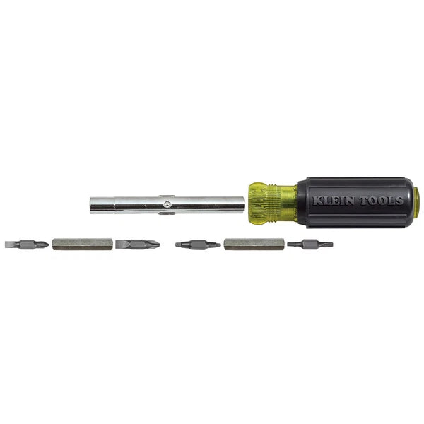 Klein Tools 32500 11-in-1 Multi-Bit Screwdriver / Nut Driver, Multi-Purpose