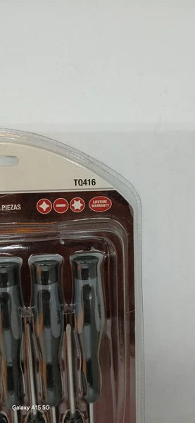 TEQ Correct - 10 Pc Precision Screwdriver Set - Phillips Slotted Torx - TQ416