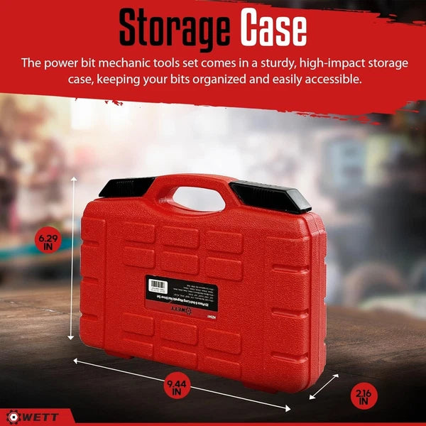 Magnetic Nut Driver Set, 20Pcs 6-Inch Long Shank Nut Drivers Bits for Impact ...