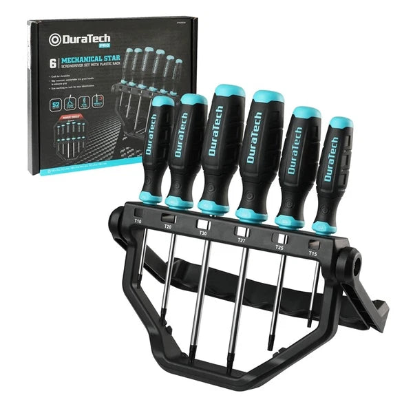 DURATECH Torx Screwdriver Set Magnetic Star Screwdrivers T10 T15 T20 T25 T27 T30