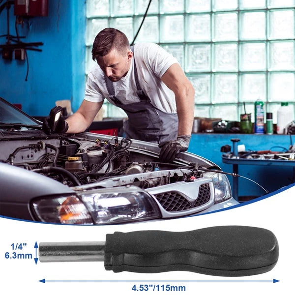 Bit Driver Handle,4 Pieces 1/4 Inch Bit Driver Magnetic Screwdriver Bit Driver