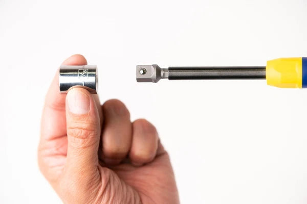 Megapro 1/4" and 3/8" Drive 2" Socket Screwdriver Adapter Bit Quick Change