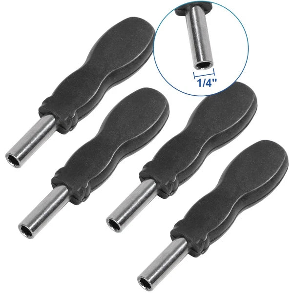 Bit Driver Handle,4 Pieces 1/4 Inch Bit Driver Magnetic Screwdriver Bit Driver