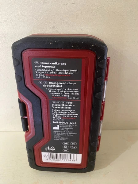 Parkside Precision Mechanic's or Socket Spanner Set, Ratcheting Screwdriver Set