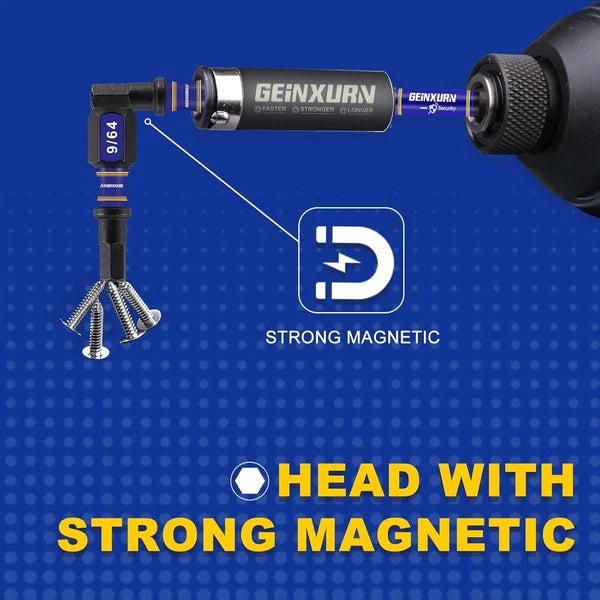 Impact Hex Screwdriver Bits Set, 22 Pcs Magnetic Metric S2 Steel Multi Insert