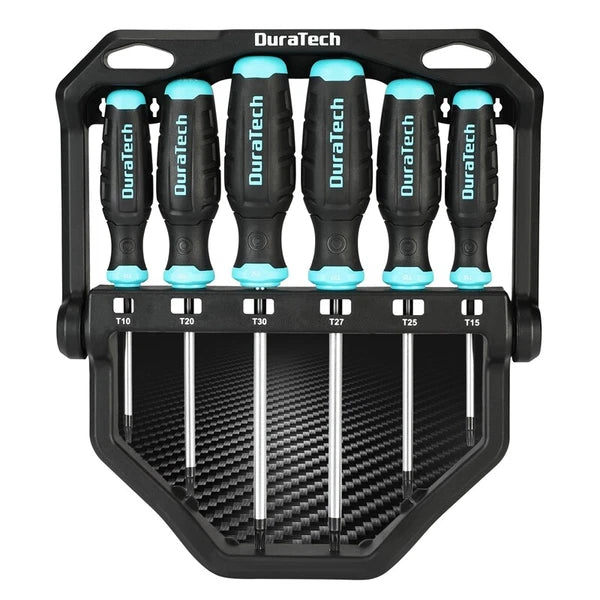 DURATECH Torx Screwdriver Set Magnetic Star Screwdrivers T10 T15 T20 T25 T27 T30