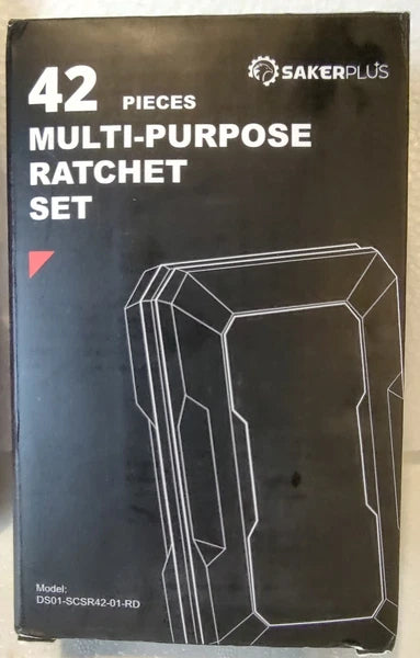 NEW Saker Plus 42 Multi-Purpose Magnetic Ratchet Set Model DS01-SCSR42-01-RD