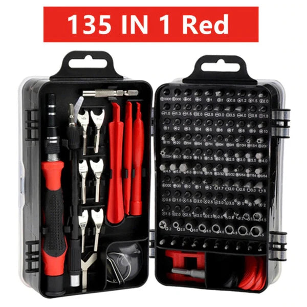 Mini Precision Screwdriver Set Magnetic,135/115 in 1 Electronic Repair Tool Kit
