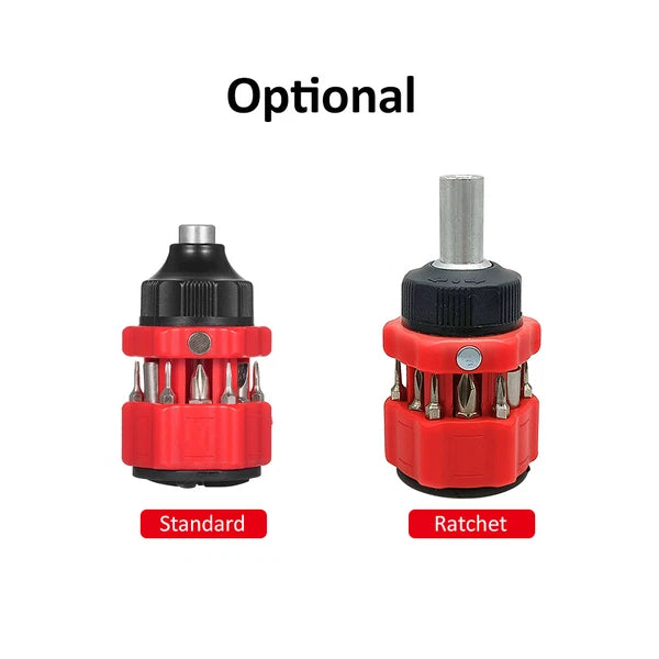 Ratchet Screwdriver 12-in-1 Ratcheting Screwdriver Tool Set Multi K3A1