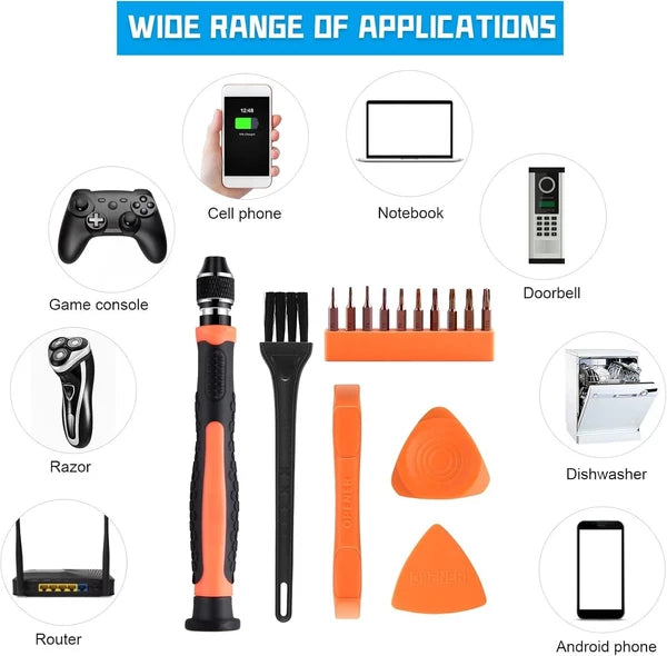 ASTARON 10 in 1 Torx Screwdriver Set with T2 T3 T4 T5 T6 T7 T8 T9 T10 T15 Inter