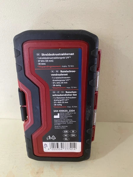 Parkside Precision Mechanic's or Socket Spanner Set, Ratcheting Screwdriver Set