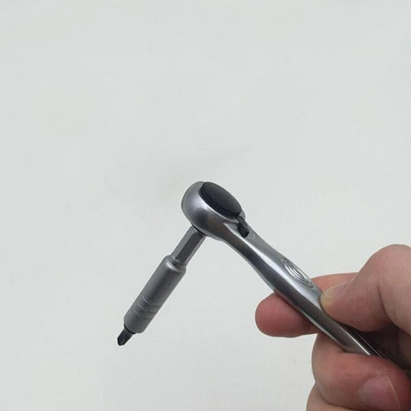 Screwdriver Bit Portable Two-Way Ratchet Compact Set Tool Phillips Screwdriver
