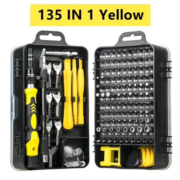 Mini Precision Screwdriver Set Magnetic,135/115 in 1 Electronic Repair Tool Kit