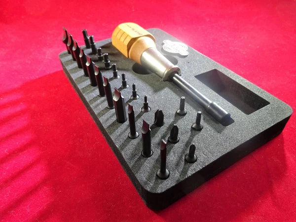 GRACE USA MT-24 Gunsmith 24 Bit Magnetic Tip Screwdriver & Stand Set USA MADE