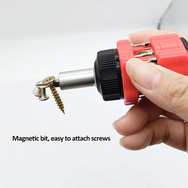 Ratchet Screwdriver 12-in-1 Ratcheting Screwdriver Tool Set Multi K3A1