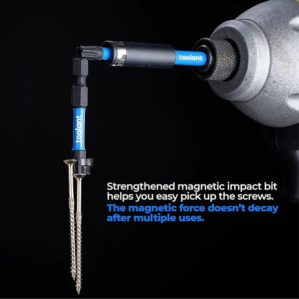 toolant 2” Impact Torx Bit Set 13pcs (TT7-TT40), 1/4” Hex-Shank 2"*13pcs