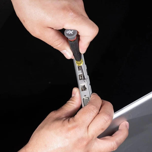 Klein Tools 85617 Mini Precision Screwdriver Set, Slotted, Phillips, TORX, Cushi