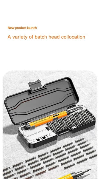 Electric Screwdriver Set Precision Power Tool Kit Rechargeable Wireless Bits