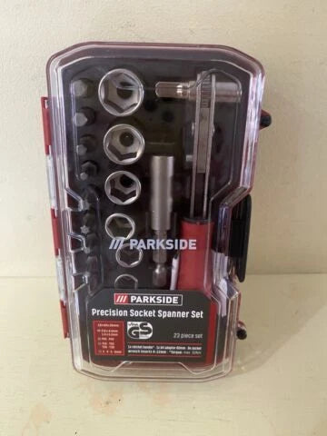 Parkside Precision Mechanic's or Socket Spanner Set, Ratcheting Screwdriver Set