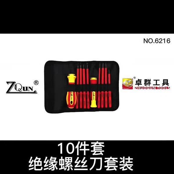 Insulated Screwdriver Set Screw Driver Bits Home Repair Electrician Hand Tools