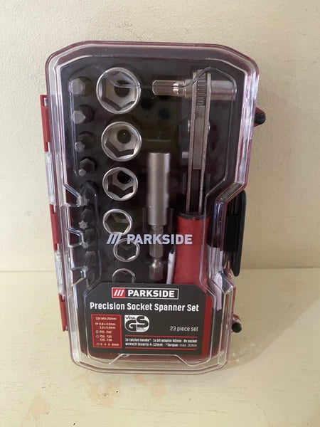 Parkside Precision Mechanic's or Socket Spanner Set, Ratcheting Screwdriver Set