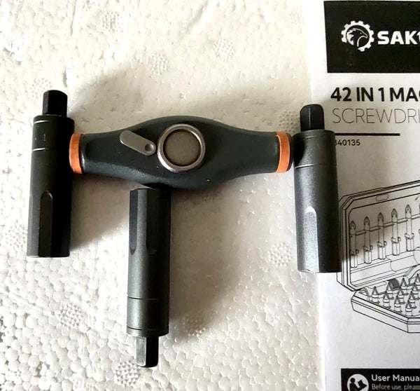 NEW Saker Plus 42 Multi-Purpose Magnetic Ratchet Set Model DS01-SCSR42-01-RD