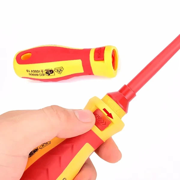 Electrician Repair Tools Kit 13pcs 1000V Changeable Insulated w/ magnet