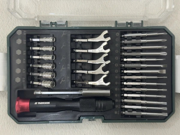 Parkside precision socket & spanner set - 27 pieces
