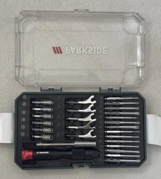 Parkside precision socket & spanner set - 27 pieces