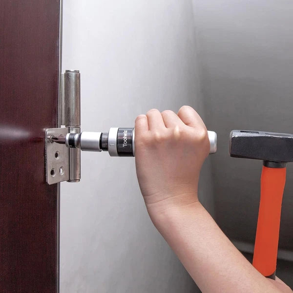 Toolwiz 1/2" Hand Impact Screwdriver Set - 14 Pcs, Reversible Manual Impact Driv