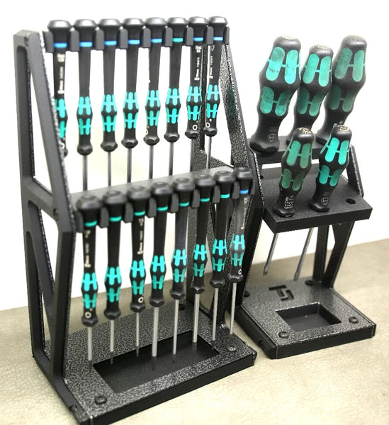 Tabletop Screwdriver tool Organizer holder Display Wera kraftform Micro hex torx