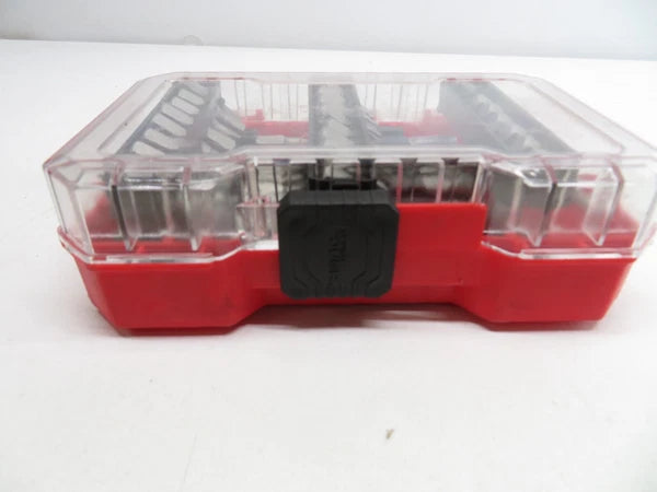 HYPER TOUGH 37 PIECE SCREWDRIVER BIT SET W/ CASE - MISSING 3 PIECES - USED **