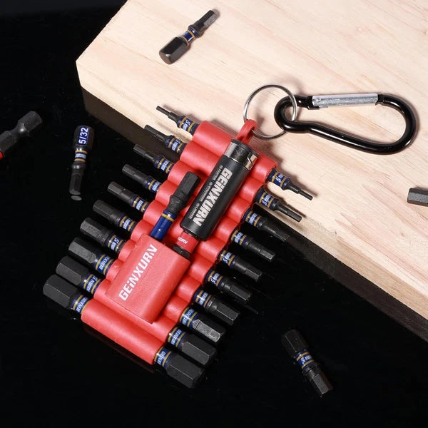 Impact Hex Screwdriver Bits Set, 22 Pcs Magnetic Metric S2 Steel Multi Insert