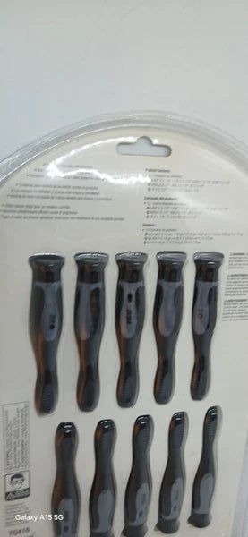 TEQ Correct - 10 Pc Precision Screwdriver Set - Phillips Slotted Torx - TQ416