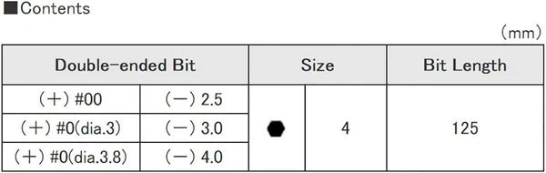 New ENGINEER PRECISION SCREWDRIVER WITH BIT SET DK-13 from Japan