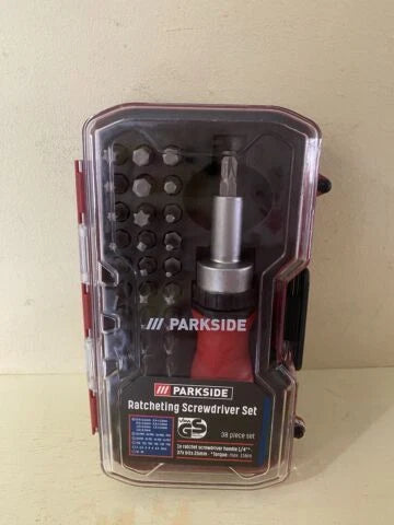 Parkside Precision Mechanic's or Socket Spanner Set, Ratcheting Screwdriver Set