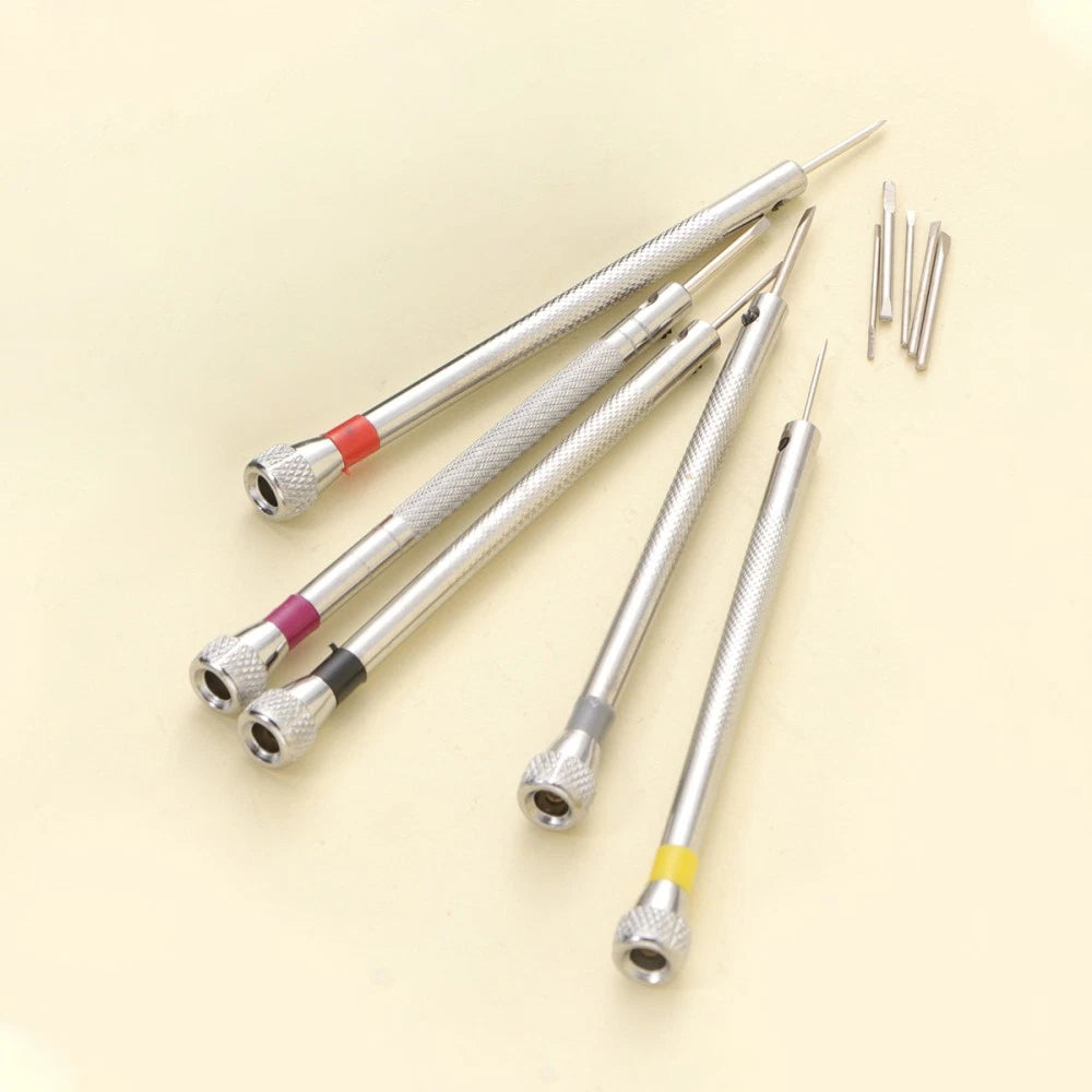 5 Pcs Small Screwdriver Set Glasses Repairing Tool Watch Eyeglasses Kit Tools
