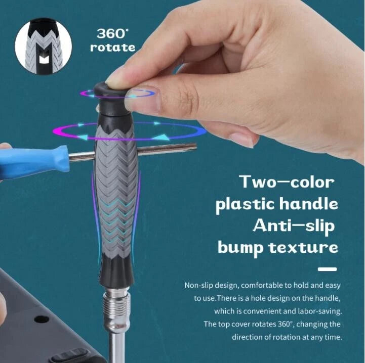 126 in1 Precision Screwdriver Set Professional Magnetic Repair Tool for Computer