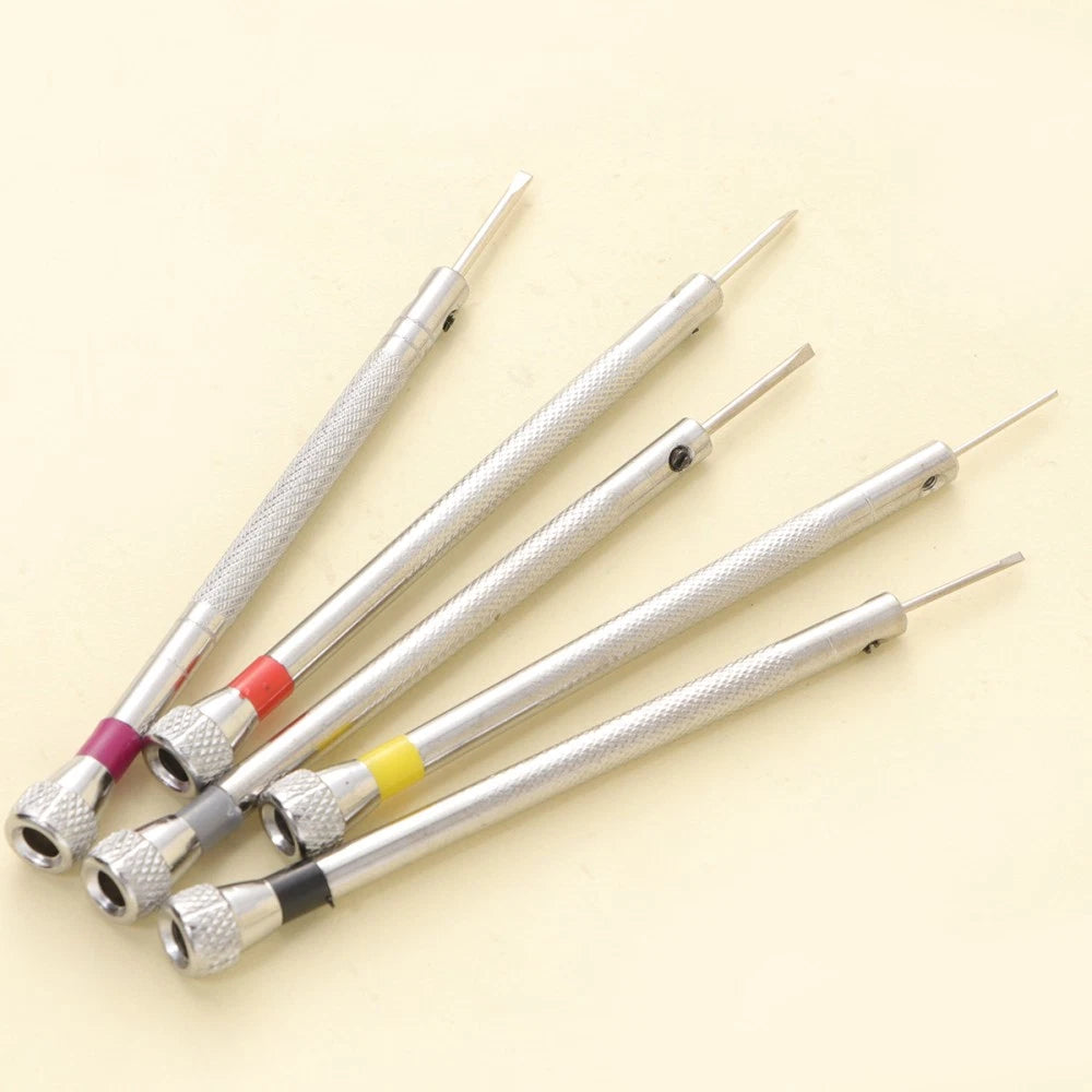 5 Pcs Small Screwdriver Set Glasses Repairing Tool Watch Eyeglasses Kit Tools