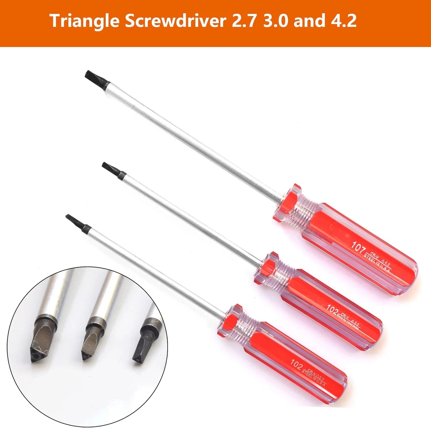 7-in-1 Triangle Screwdriver Set 1.4-4.2mm Precision Tool Kit for Electronics Rep