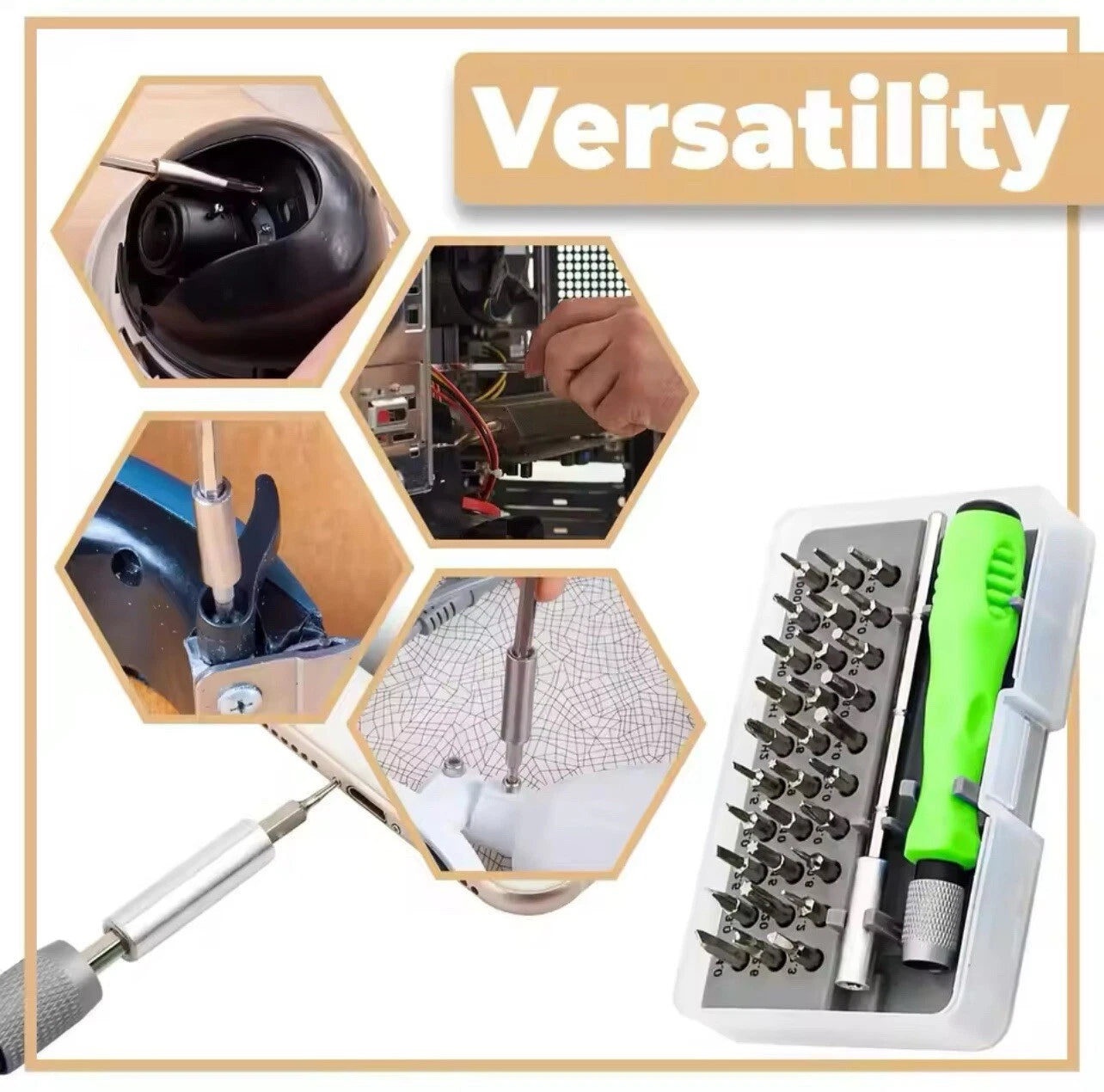 Mini 32-in-1 Precision tool set