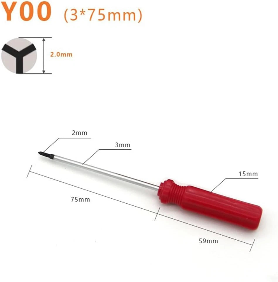 10-Pack Y2.0mm Tri-Wing Precision Screwdriver Set Magnetic for Electronics Repai