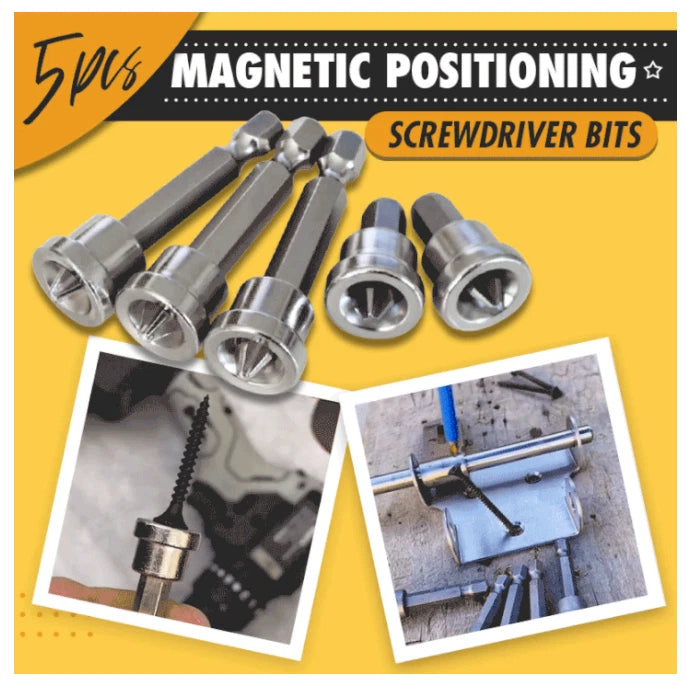 5PCS Magnetic Positioning Screwdriver Bits 25mm/50mm-
